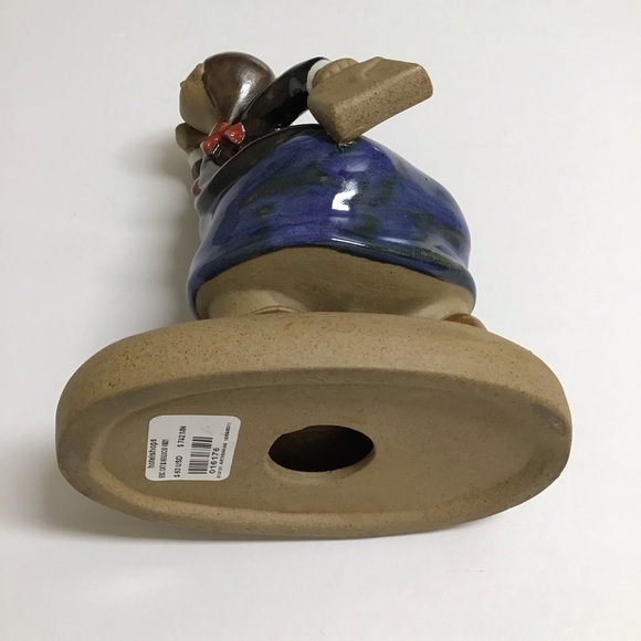 Rodo Padilla Mexican Artist Signed Sculpture Ceramic Girl Boss Woman on Phone - Picture 13 of 16